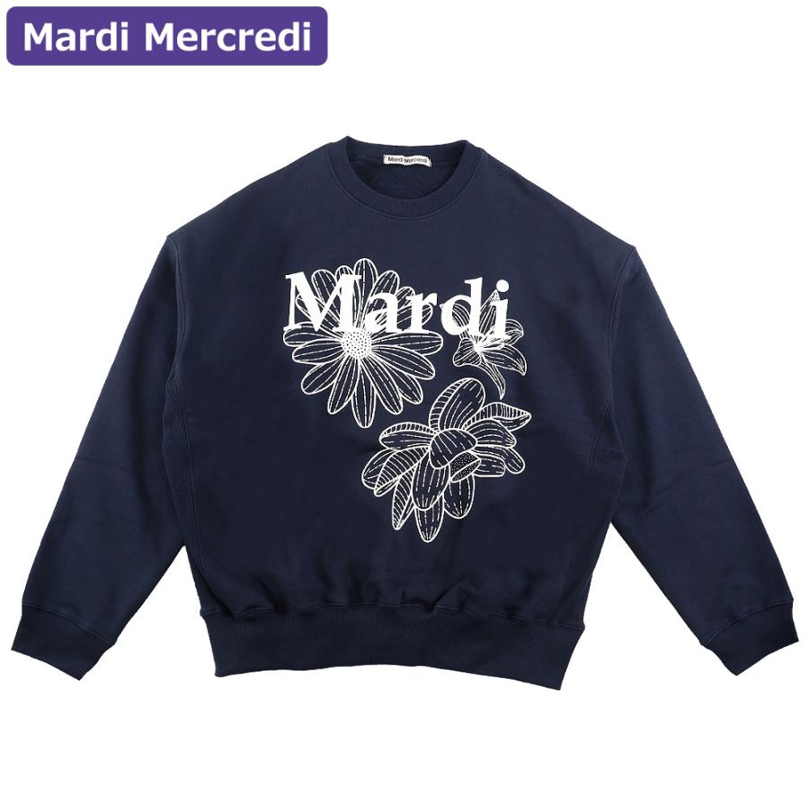 Mardi Mercredi（マルディメクルディ） スウェット SWEATSHIRT TRIPLE 