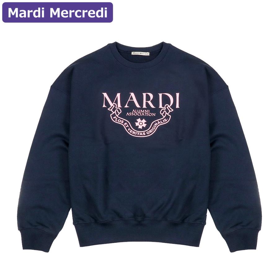MARDI スウェット ネイビー Mardi Mercredi（マルディメクルディ） スウェット SWEATSHIRT