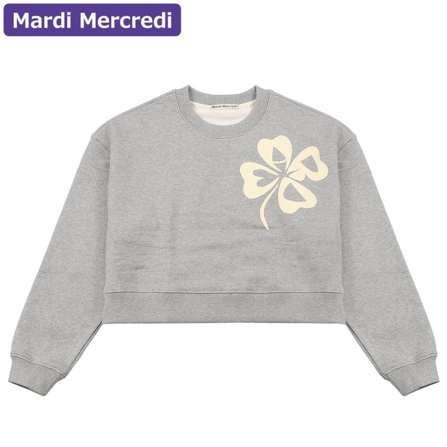 Mardi Mercredi（マルディメクルディ） スウェット CROPPED SWEATSHIRT