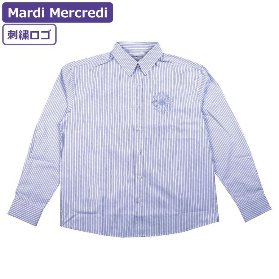 Mardi Mercredi（マルディメクルディ） シャツ COTTON SHIRT STRIPE