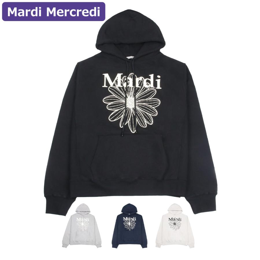 Mardi Mercrediパーカー フーディ　タグ写真あり Mardi Mercredi】HOODY MARCHE EMBREM (Mardi Mercredi/パーカー