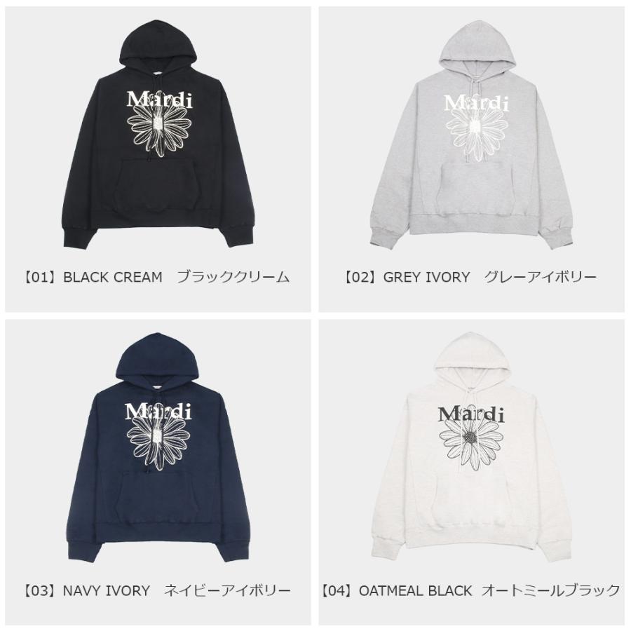 Mardi Mercredi ネイビーパーカー HOODY BRUSH LOGO CONTRAST_WHITE NAVY – Mardi Mercredi Global