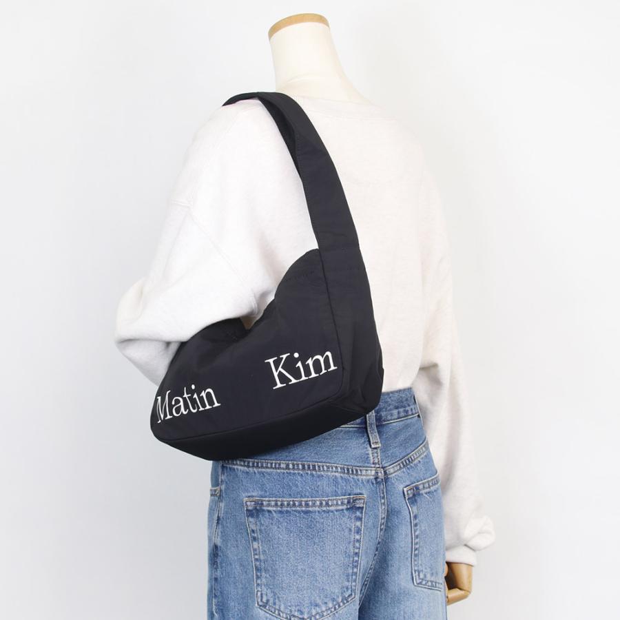 Matin Kim ブラックショルダーバッグ マーティンキム Matin Kim バッグ ショルダーバッグ