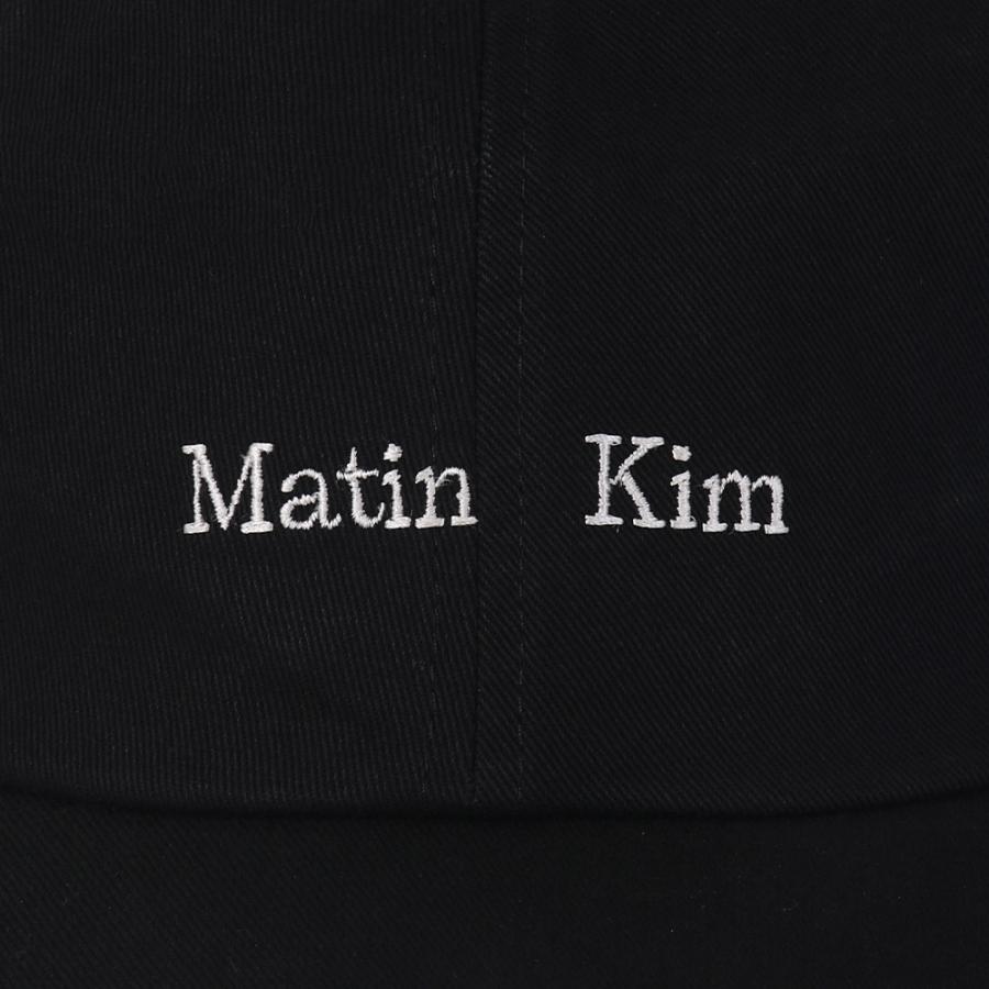 マーティンキム Matin Kim 帽子 キャップ MK2600HT043V BLACK ボール