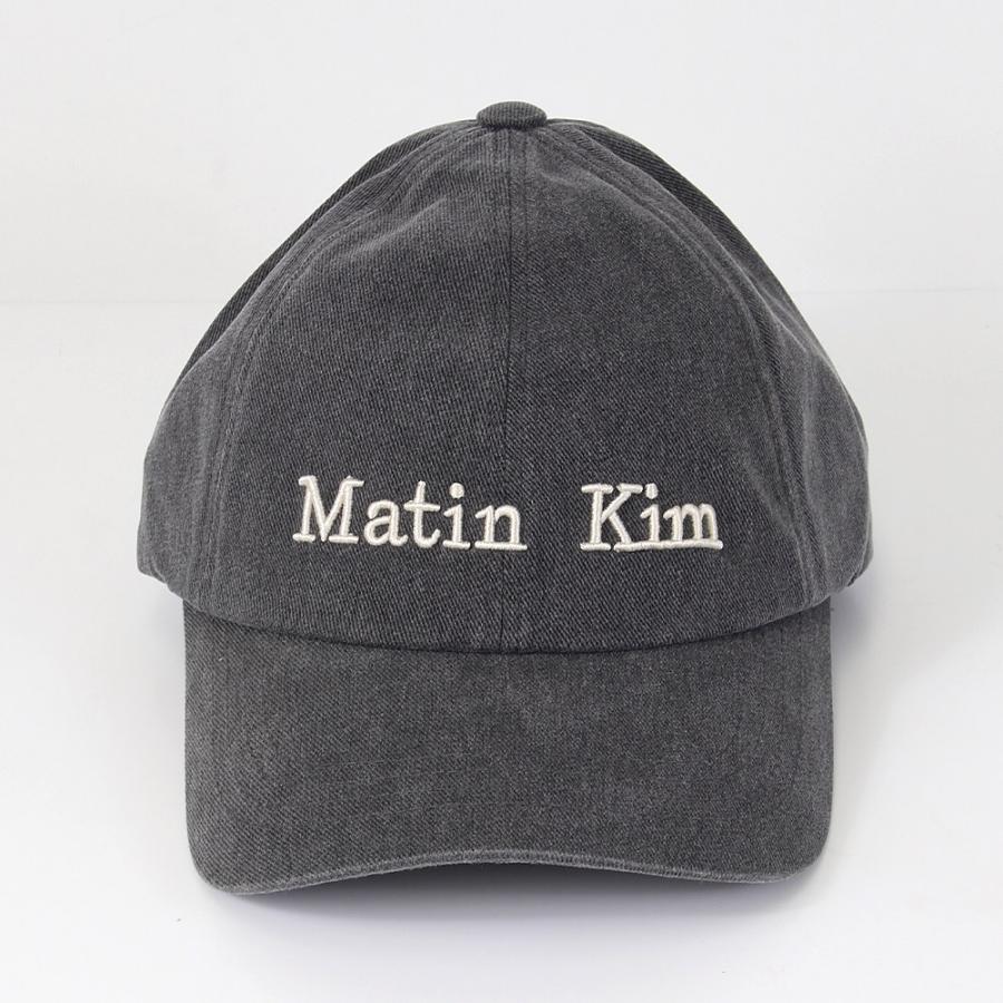 マーティンキム Matin Kim 帽子 キャップ MK2600HT001V GREY ボール