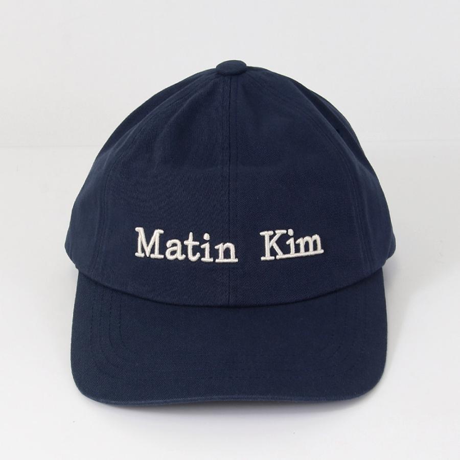 マーティンキム Matin Kim 帽子 キャップ MK2500HT001V NAVY ボール