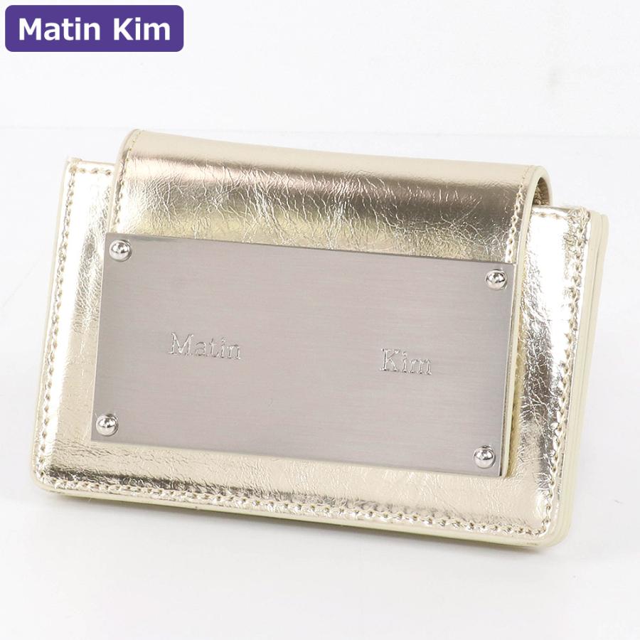 マーティンキム Matin Kim カードケース MK2400WL001MGD GOLD コイン