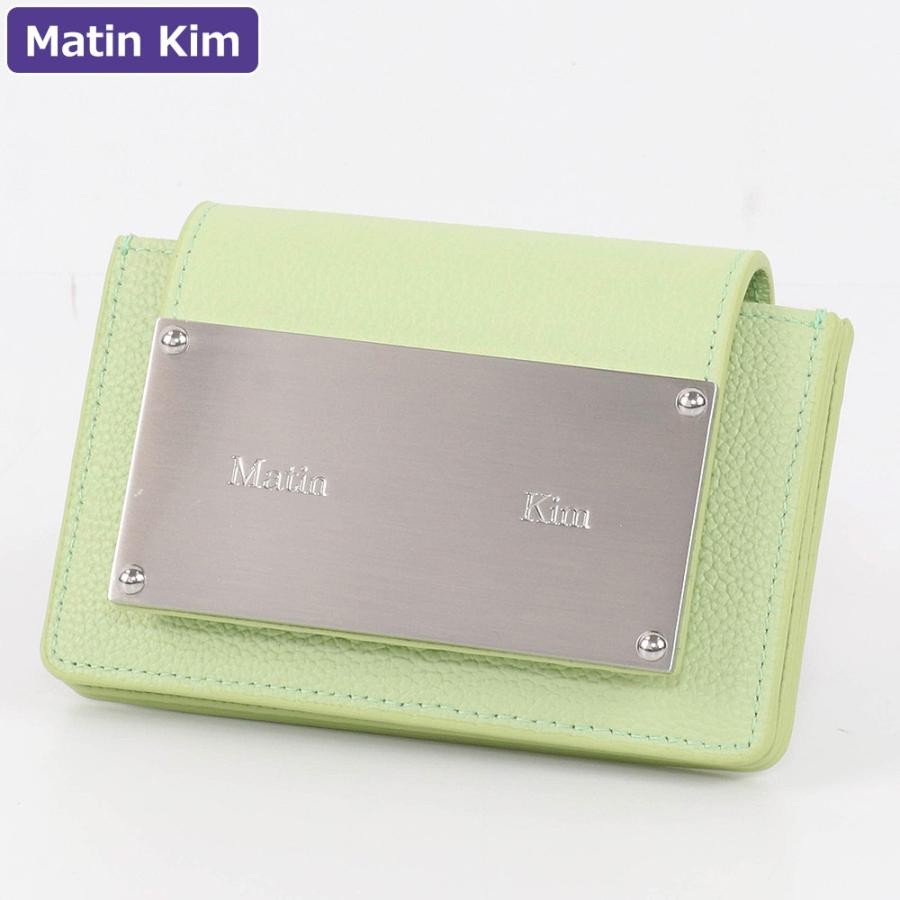 マーティンキム Matin Kim カードケース MK2400WL001MLN LIGHTGRN