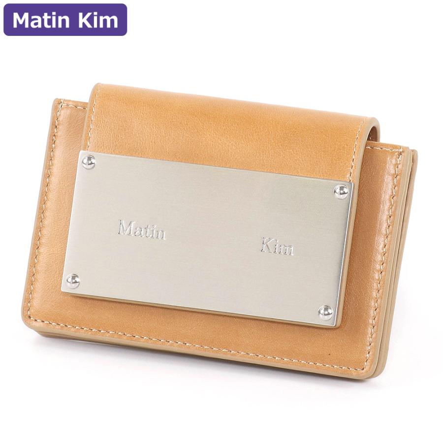 マーティンキム Matin Kim カードケース MK2400WL003M BEIGE コイン