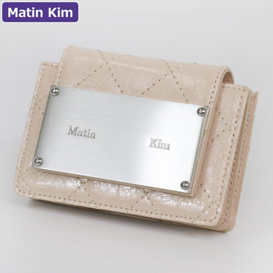 マーティンキム Matin Kim 財布 カードケース MK2500WL005V BEIGE