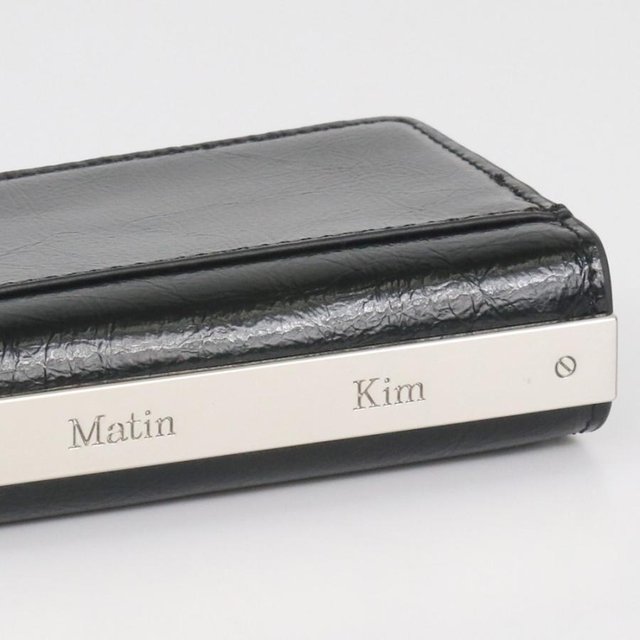 マーティンキム Matin Kim カードケース MK2577WL015M BLACK コイン