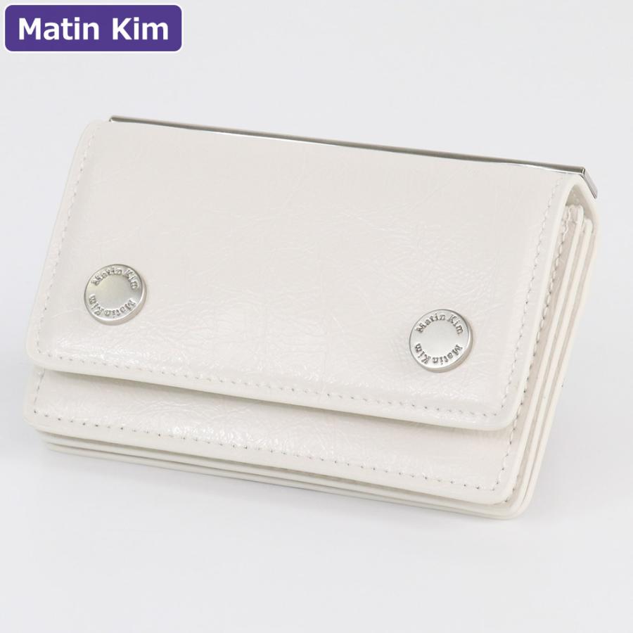 マーティンキム Matin Kim カードケース MK2577WL015M IVORY コイン