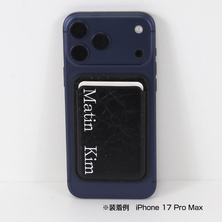マーティンキム Matin Kim カードケース MK2600AC005V BLACK MagSafe