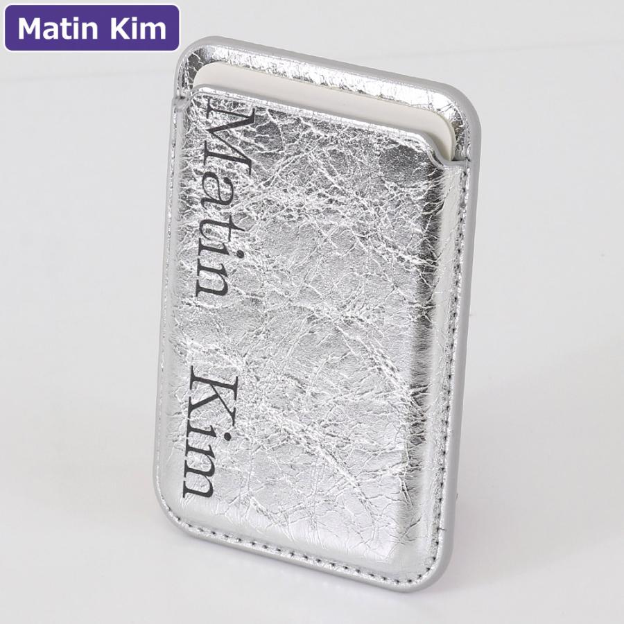 マーティンキム Matin Kim カードケース MK2600AC005V SILVER MagSafe