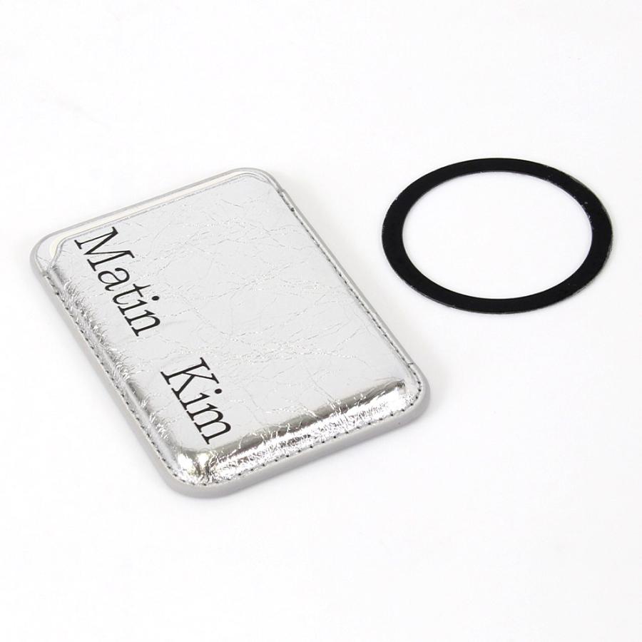 マーティンキム Matin Kim カードケース MK2600AC005V SILVER MagSafe
