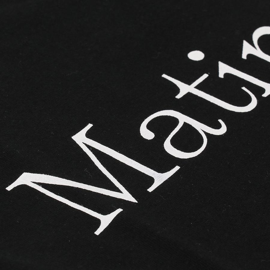 マーティンキム Matin Kim Tシャツ LOGO CROP TOP BLACK 半袖 マーティンキム Matin Kim Tシャツ LOGO CROP TOP BLACK 半袖