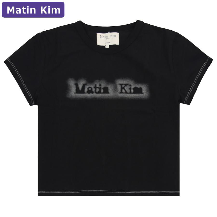 Matin Kim ブラック Tシャツ Tops – Matin Kim