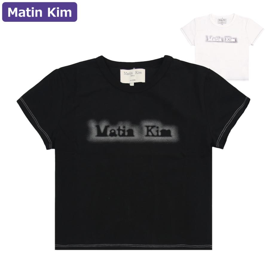 Martin Kim マーティンキム クロップドTシャツ 楽天市場】マーティンキム Matin Kim Tシャツ LOGO CROP TOP
