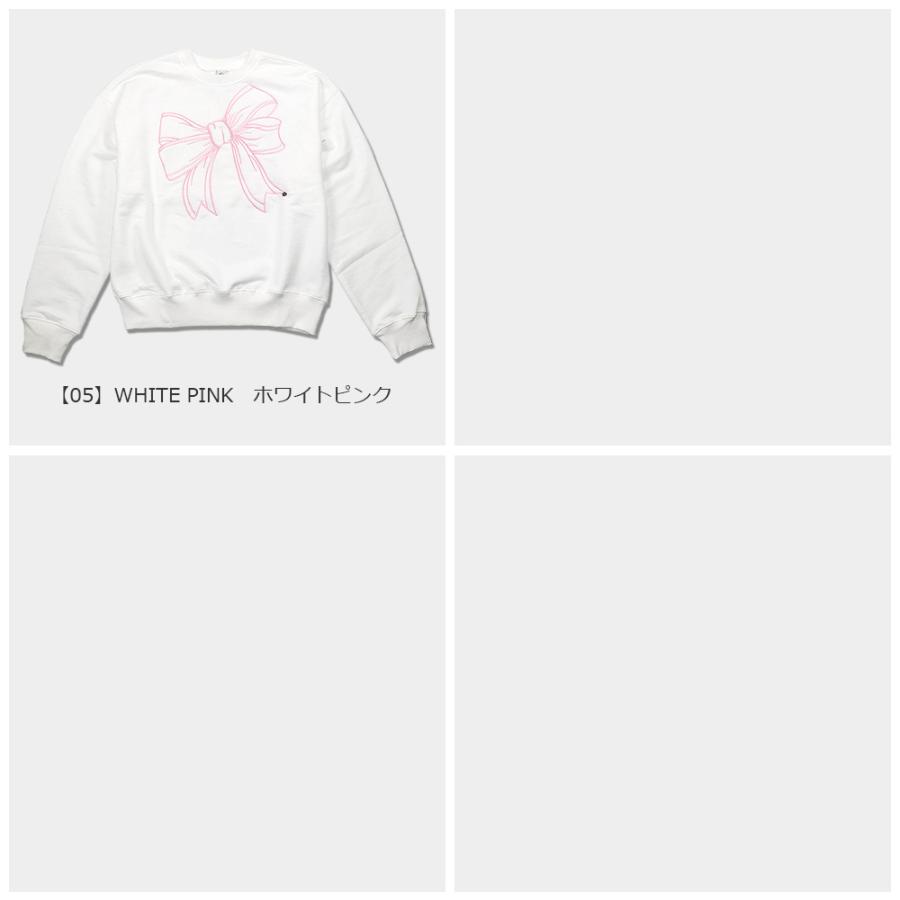 ロンロン RONRON スウェット BIG RIBBON LINE SWEATSHIRT 長袖