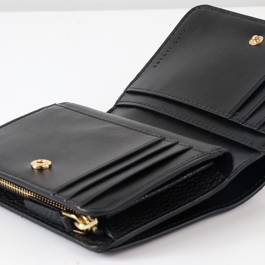 MARC JACOBS ブラック 二つ折り財布 マークジェイコブス 二つ折り財布 レディース ザ DTM ユーティリティ