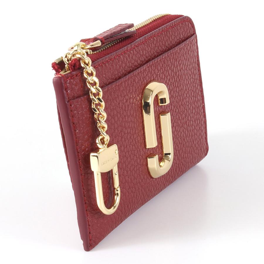 トマト！MARC JACOBS☆ミニウォレット Marc Jacobs The Snapshot Top Zip Vachetta Red Multi Leather Wallet