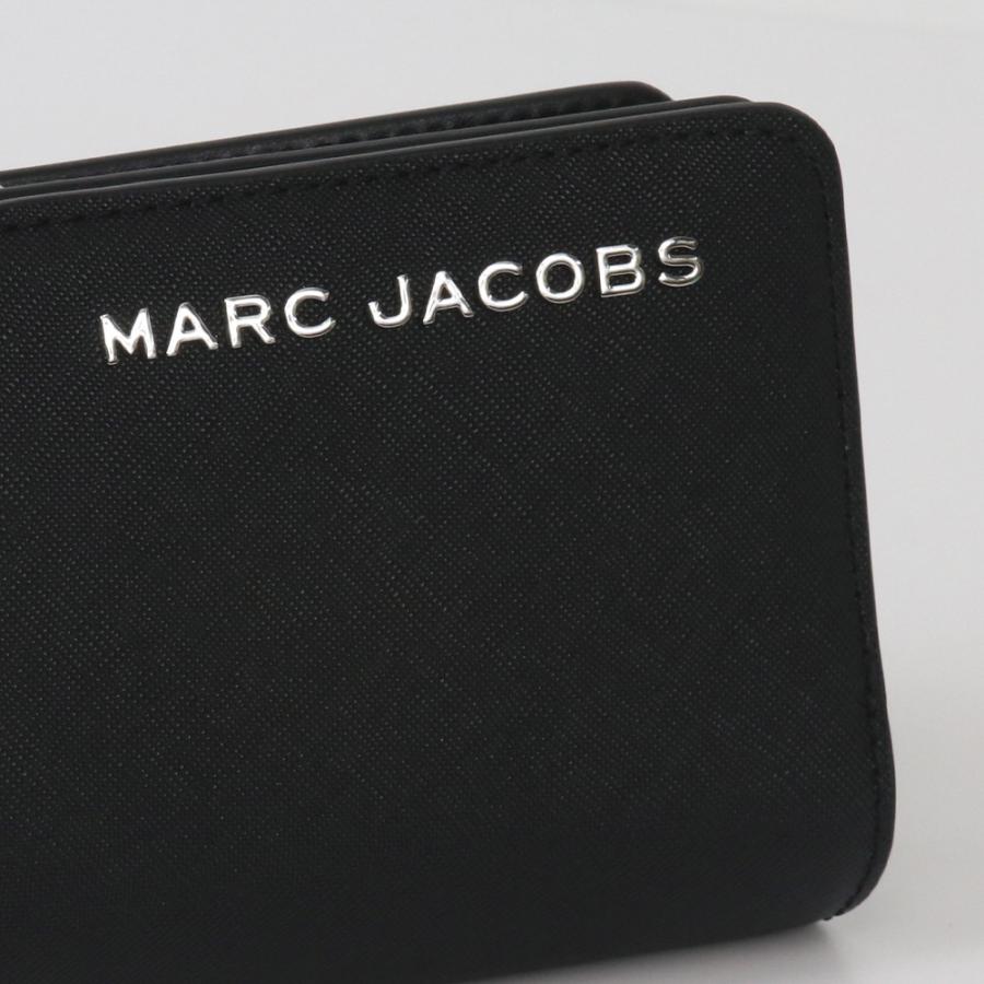 【新品未使用】マークジェイコブス   二つ折り財布　ブラック　ミニ財布　02 MARC JACOBS（マーク・ジェイコブス） 財布 二つ折り財布 4F5SMP076S02