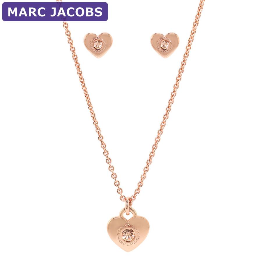 即発 MARC JACOBS ネックレス ピアス 2点セット J341MT1PF21 MARC JACOBS マークジェイコブス Marc Jacobs アクセサリー