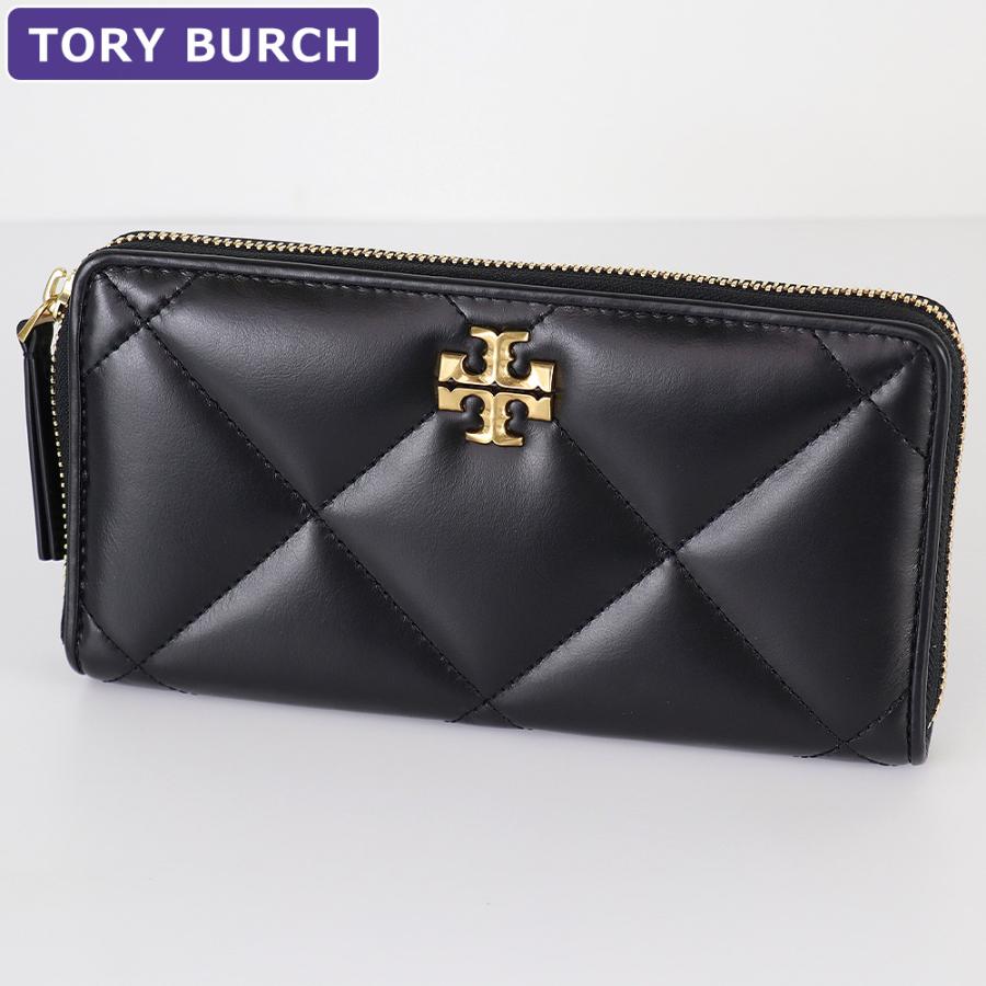 【美品】トリーバーチ 三つ折り財布 レザー 黒 ブラック ゴールドロゴ トリーバーチ TORY BURCH 三つ折り財布 140912 レディース 財布 ミニ