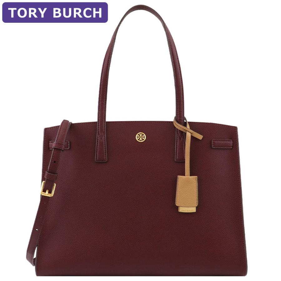 【美品】TORY BURCH レザートートバッグ TORY BURCH トリーバーチ バッグ トートバッグ 73623 909 A4対応