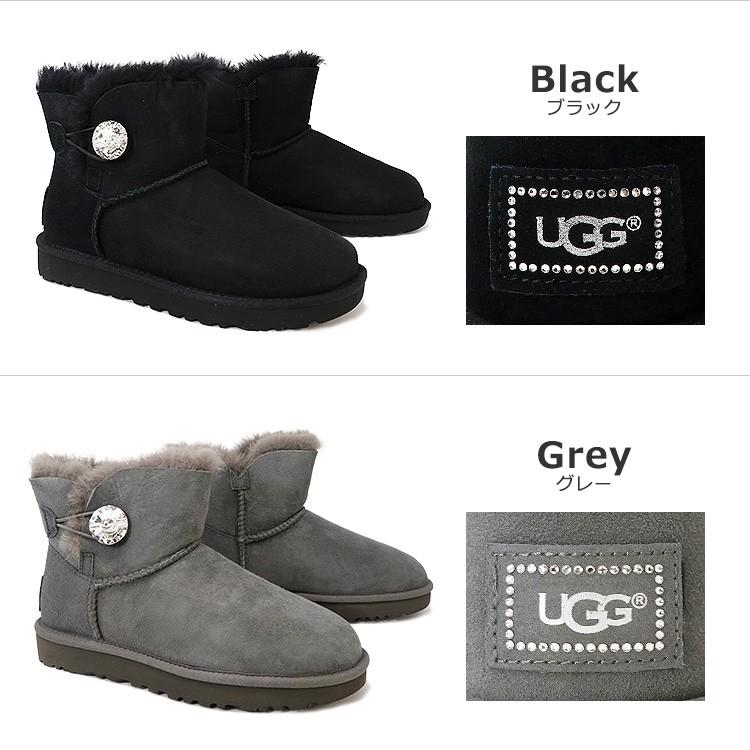 UGG ムートン ブーツ アグ レディース MINI BAILEY BUTTON BLING ミニ ...