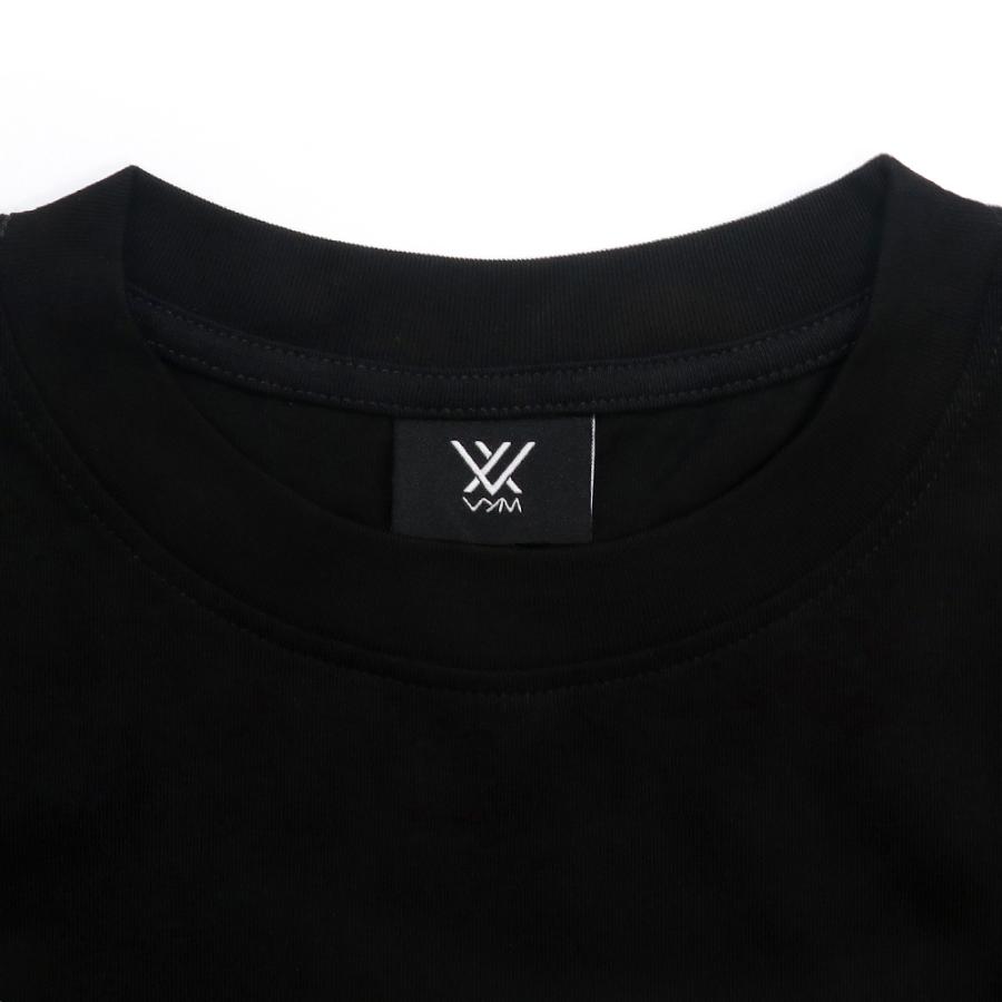 ヴィム VYM Tシャツ BRUSH STROKE LOGO PRINT TSHIRT BLACK 半袖 レディース メンズ 男女兼用 韓国 ファッション｜hommage｜08