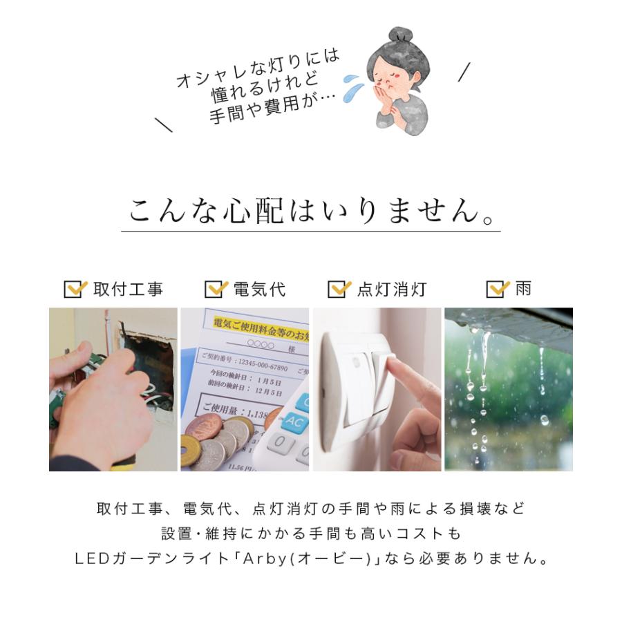 ガーデンライト ソーラーライト 丸型 Sサイズ ドーム型 ボール 球体 屋外 置き型 ガラス ソーラー 充電式 エコ 明るい 防滴 太陽光 「yama」 | remecle | 04