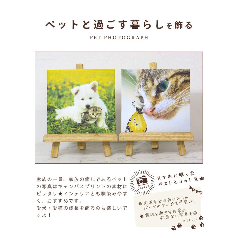 キャンバスプリント 写真 ましかく 正方形 20x20cm キャンバス 写真  