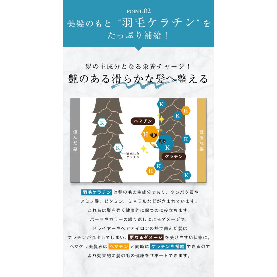 ヘマチン ケラチン トリートメント 髪 美容液 150ml 2個セット