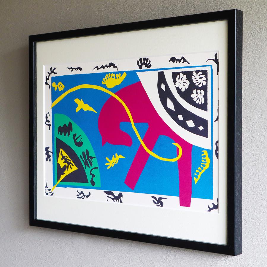 【JAZZ  】マティス　絵画ポスター　額装 アンリ・マティス 版画集『ジャズ』「運命」アートポスター