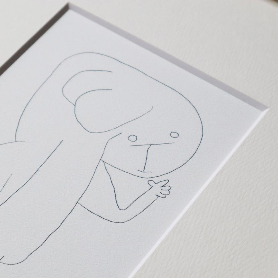 パウル・クレー「幼稚園の天使」アートポスター（フレーム付き） / Paul Klee “Engel im Kindergarten” Art Frame｜homu｜04