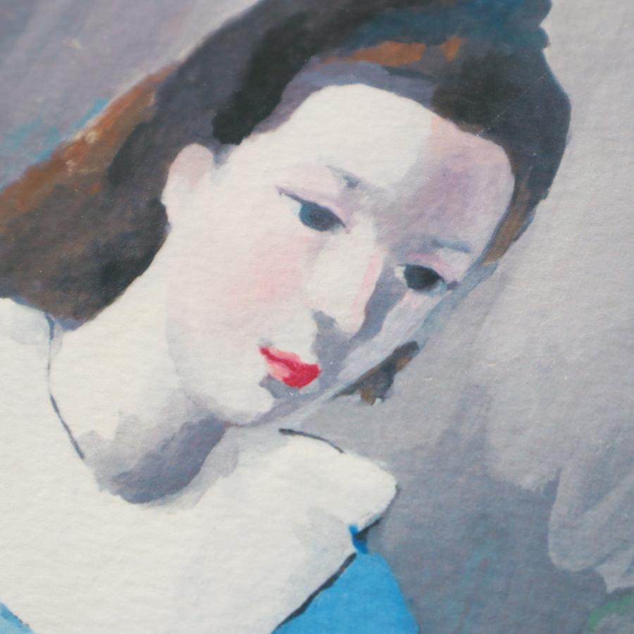 マリーローランサン マリー・ローランサン 「シュザンヌ・モロー（青い服）」アート