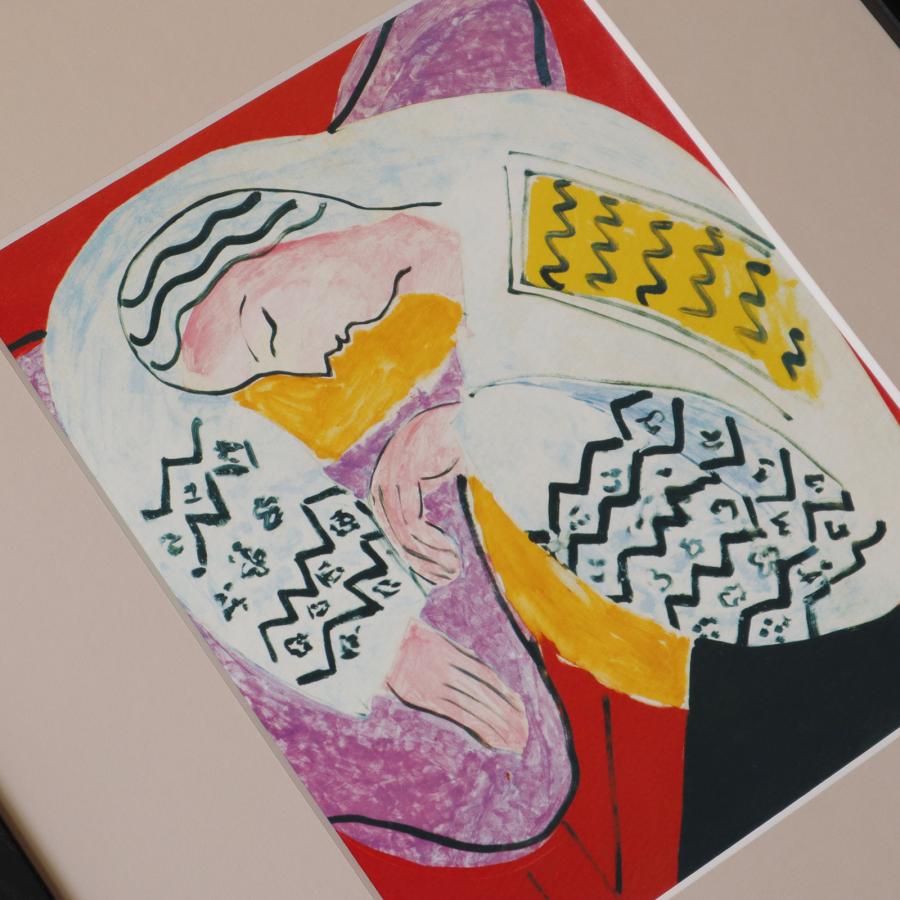 アートポスター アンリ・マティス ミュージアムポスター アンリ・マティス 「夢 1940」アートポスター（フレーム付き