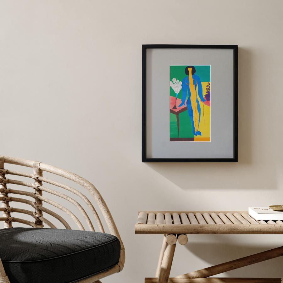 アンリ・マティス 「ズルマ」アートポスター（フレーム付き） 絵画