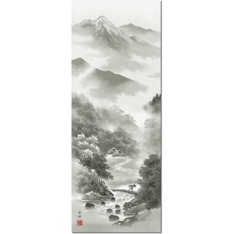 山水画 掛軸 漢字の詩付き 71CXfgIw03L._UF350,350_QL50_.jpg
