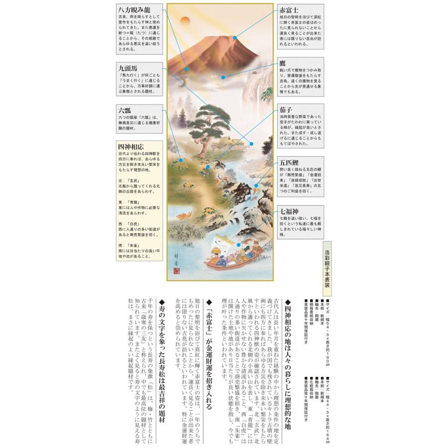 掛け軸 開運画掛軸 開運万全図 山本祥園 尺三 床の間 和室 厄除け 無病 商売繁盛 子孫繁栄 長寿 モダン お洒落 高級 かけじく 1md5 009 掛け軸のほなこてyahoo 店 通販 Yahoo ショッピング