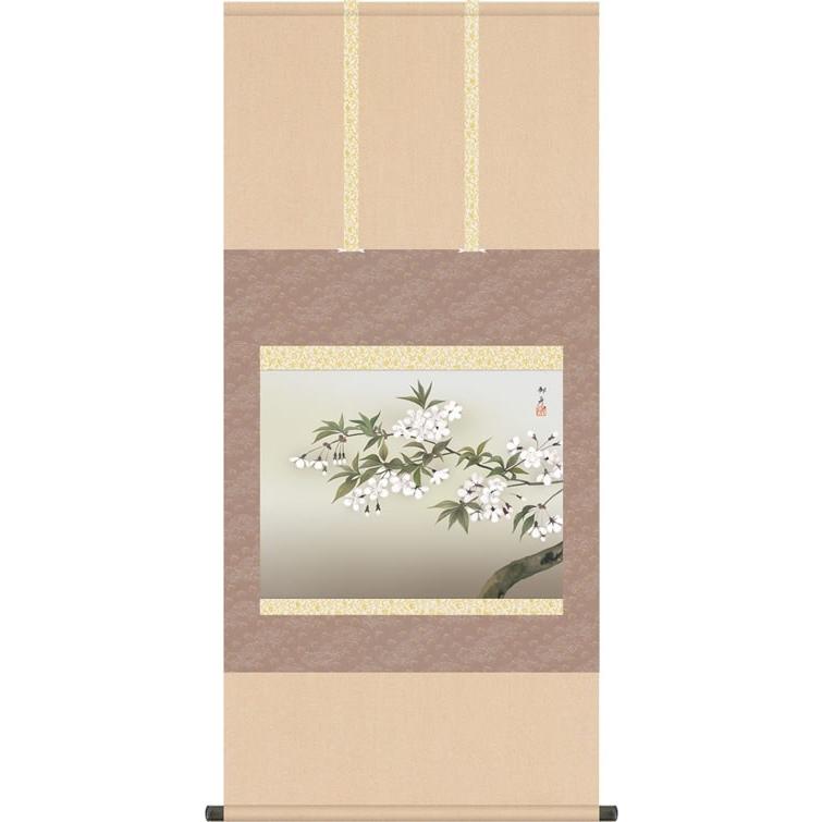 肌触りがいい 掛け軸 夜桜 速水 御舟 尺五横 床の間 和室 お洒落 モダン よざくら New限定品 Technet 21 Org