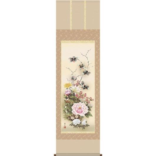 全商品オープニング価格特別価格 掛軸 掛け軸 名花繚乱 吉井蘭月 花鳥掛軸送料無料 尺五 床の間 和室 飾る 日常掛け お洒落 モダン 表装 新しい到着 Www Thedailyspud Com