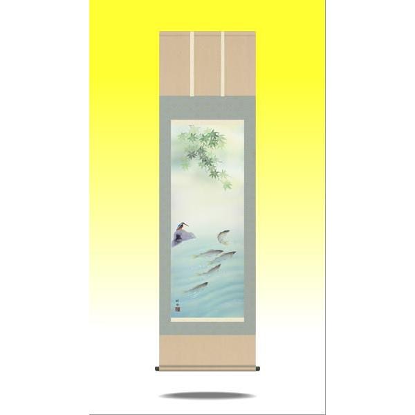 掛軸 掛け軸-四季花鳥(夏)/田村竹世 花鳥掛軸送料無料(尺五)夏用 掛軸 掛け軸-四季花鳥(夏)/田村竹世 花鳥掛軸送料無料(尺五)夏用