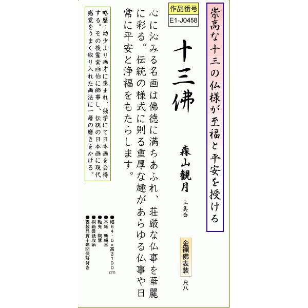格安即決 掛軸 掛け軸 十三佛 森山観月 送料無料掛け軸 尺八 大巾 床の間 仏間 法事 法要 供養 仏事 初盆 追善供養 モダン インテリア ギフト 表装 E1 J0458 掛け軸のほなこてyahoo 店 通販 Yahoo ショッピング 爆売り Blog Lonolife Com