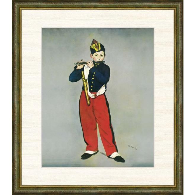 超大特価 F8 世界の名画 大 額 笛を吹く少年 マネ 有名美術館 レプリカ モダン インテリア 壁掛け 階段飾り 送料無料 海外輸入 Kuljic Com
