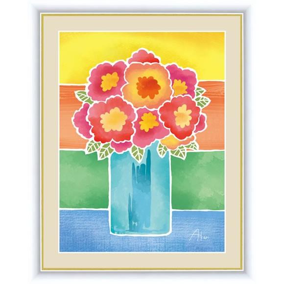 F6 ちょっと気になる植物たち絵額 赤い花の花瓶 春田あかり アート インテリア 安らぎ 潤い 壁掛け 送料無料 G4 Cg001 掛け軸のほなこてyahoo 店 通販 Yahoo ショッピング