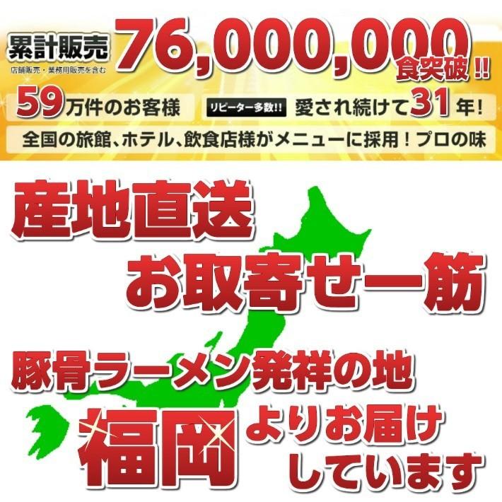 本場とんこつ ラーメン お取り寄せ 博多風 久留米風 ピリ辛豚骨 3種6人前 創業33周年 ご当地ラーメン 選べる 九州生麺 お試しグルメギフト|honba-kyusyu|19