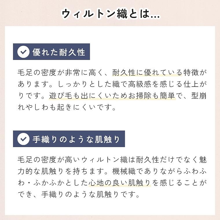 ラグ 小さめ 70×120 絨毯 ホットカーペット ウィルトン織 防炎 オリエンタル リビング アイボリー ネイビー 遊び毛 お掃除ロボット オリアンティ プレーベル｜honda-2｜07