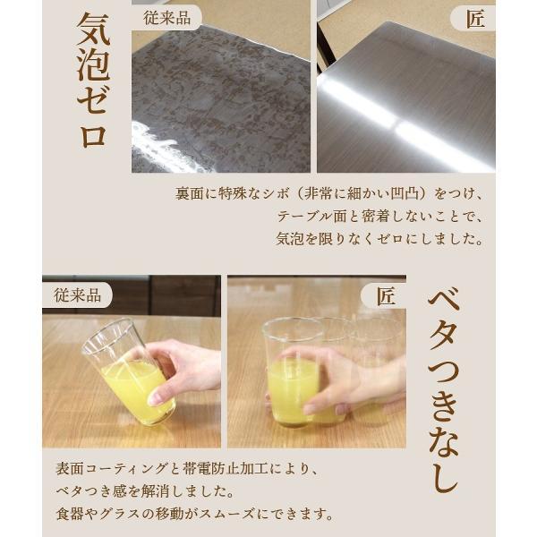 デスクマット テーブルクロス テーブルマット 透明 クリア オーダー 匠